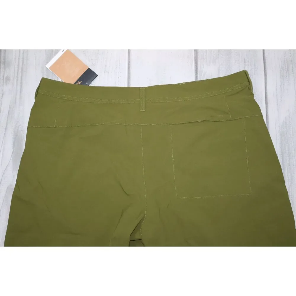 NEW The North Face Basin Shorts 7in Inseam Olive Green Mens Sz 36 Active Outdoor